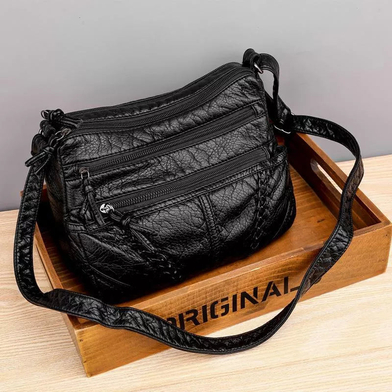 Andy | Weiche Lederhandtasche