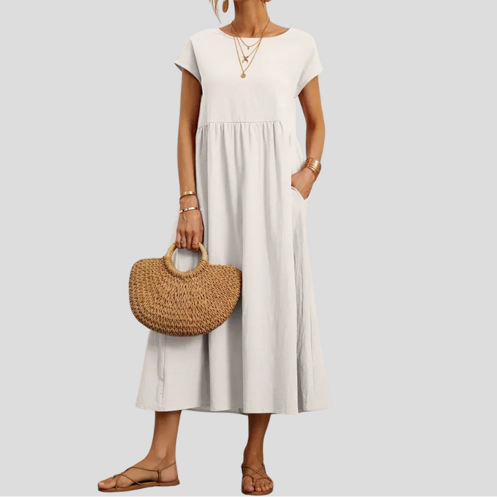 Anna™ – Elegantes und Bequemes Midikleid