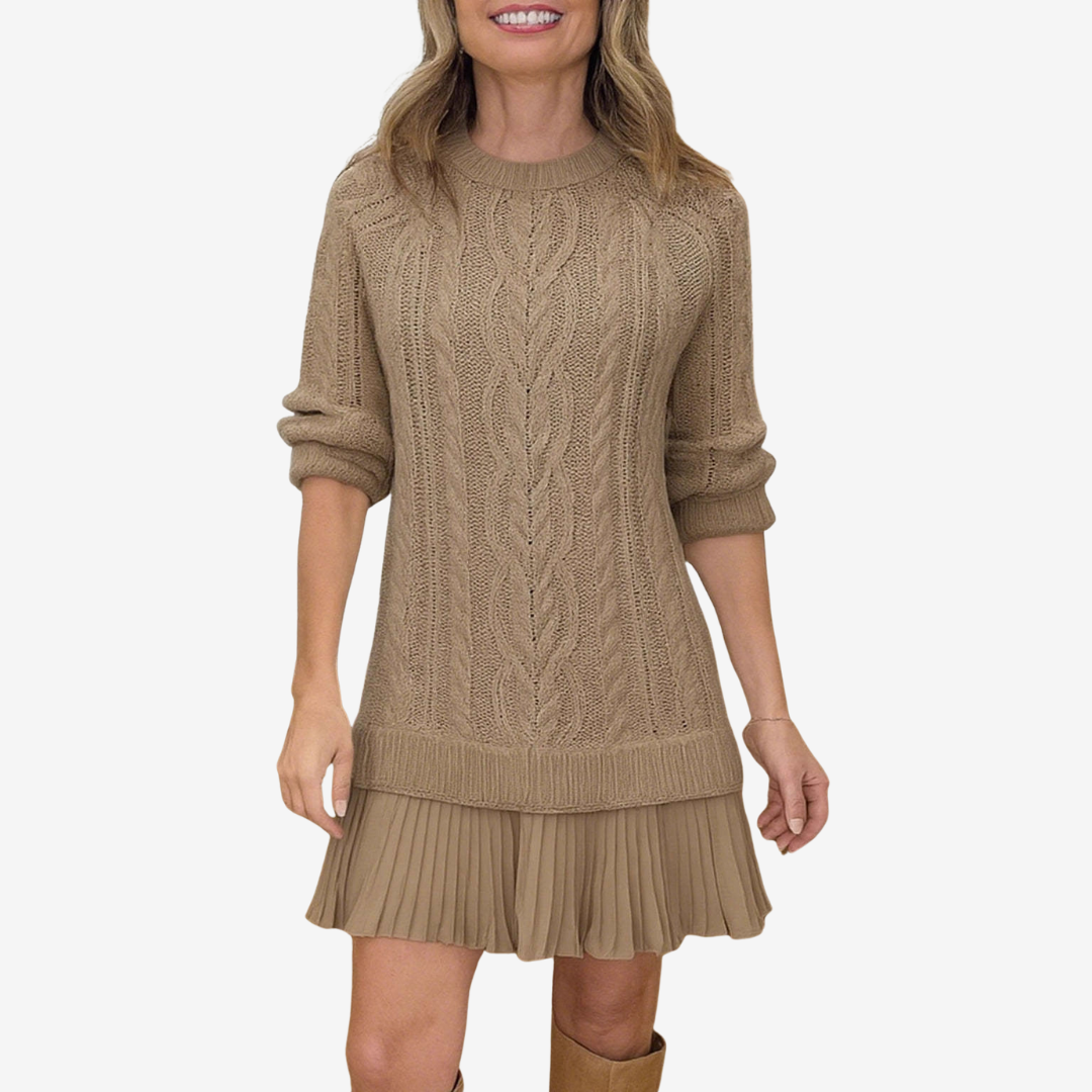 Trivora™ - Elegantes und Gemütliches Strickkleid