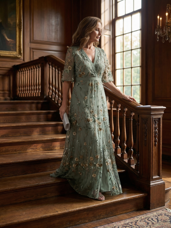 Savenora | Halter Bloom Flow Maxi Kleid