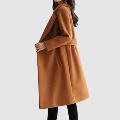 Sommerfeld ™ | Clara – Wollmantel mit Taillengürtel