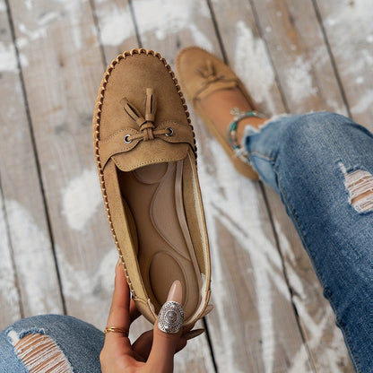 Savenora |  Klassische Loafers mit Quasten-Detail