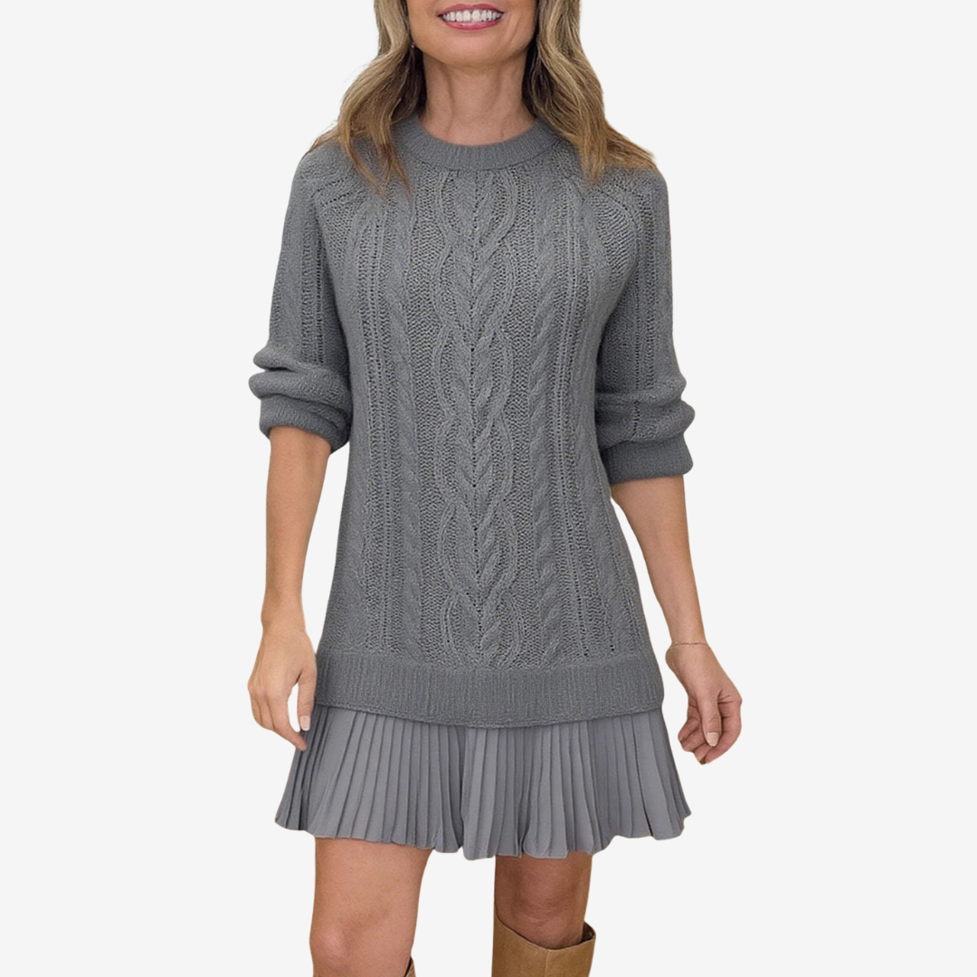 Trivora™ - Elegantes und Gemütliches Strickkleid