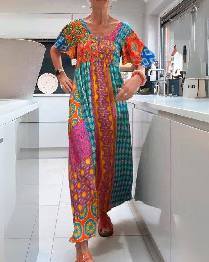 Ash™ - Buntes Boho-Kleid