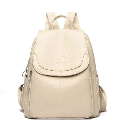 Eda | Leder-Rucksack mit Diebstahlschutz