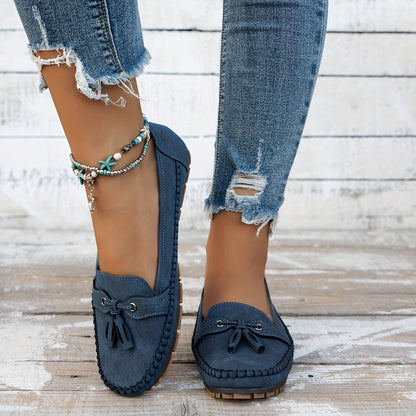 Savenora |  Klassische Loafers mit Quasten-Detail