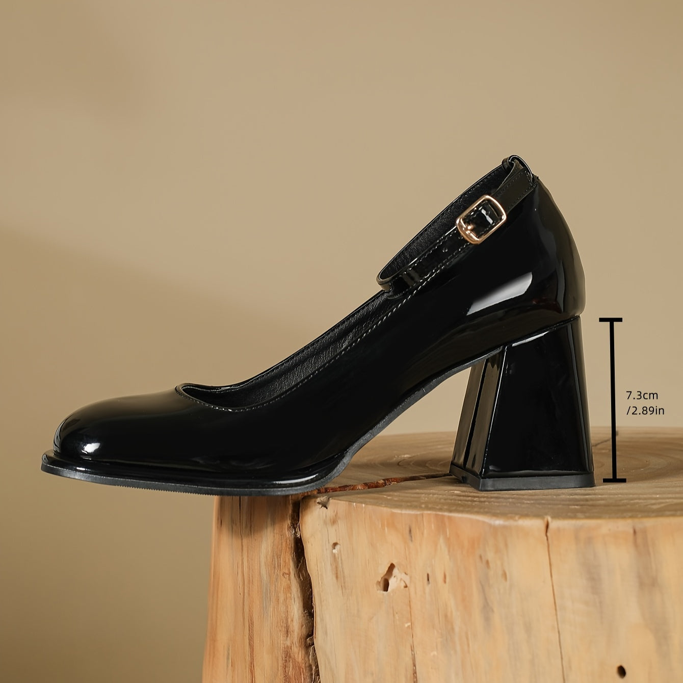 Sommerfeld™ | Patent Leather Strappy Pumps