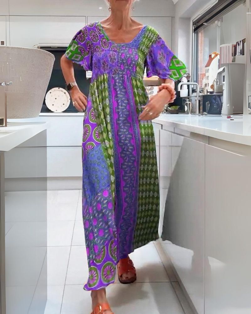 Ash™ - Buntes Boho-Kleid
