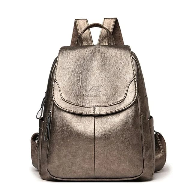 Eda | Leder-Rucksack mit Diebstahlschutz