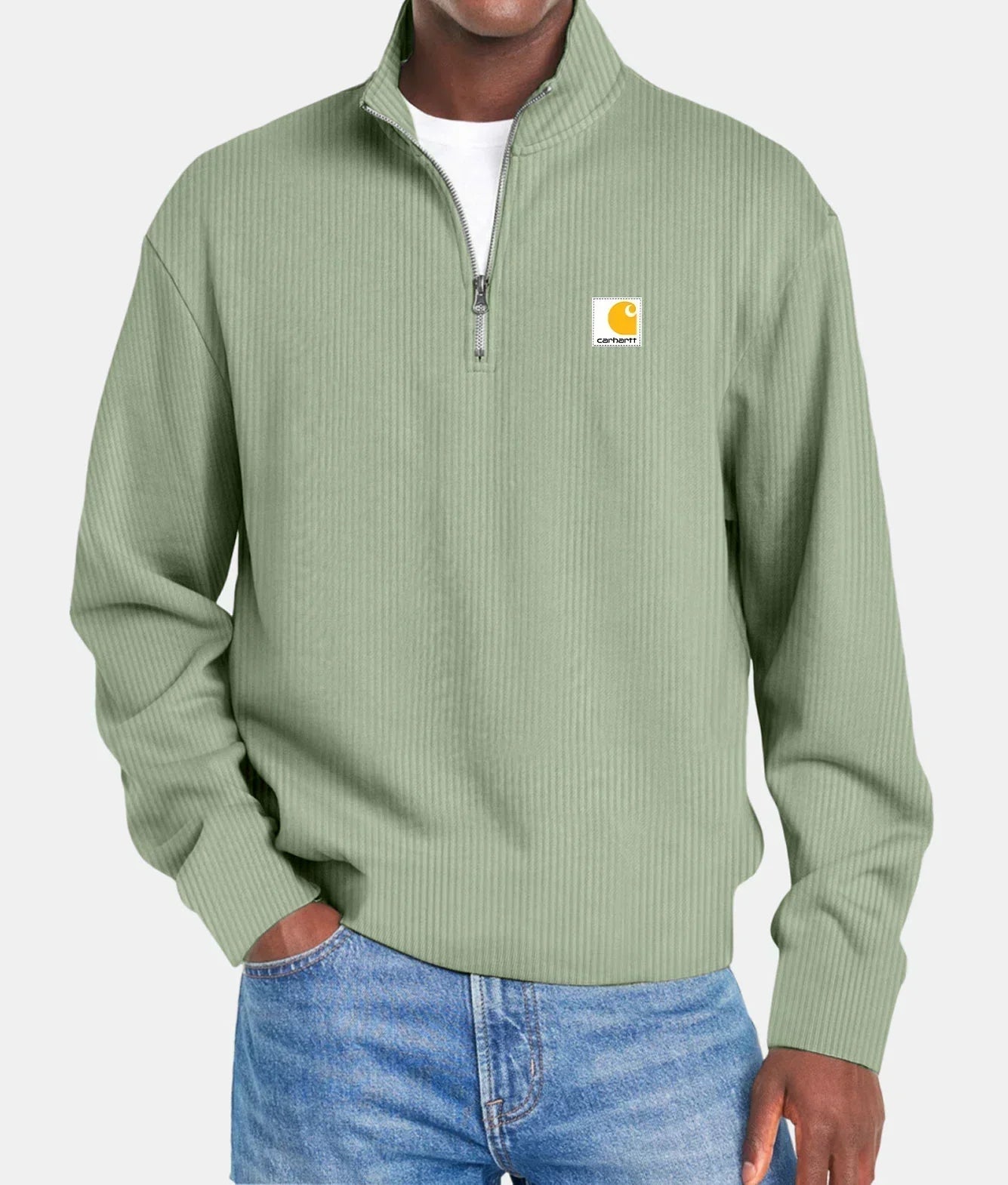 Rentos Langärmlige Casual-Jacke mit Reißverschluss