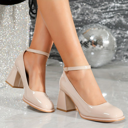 Sommerfeld™ | Patent Leather Strappy Pumps