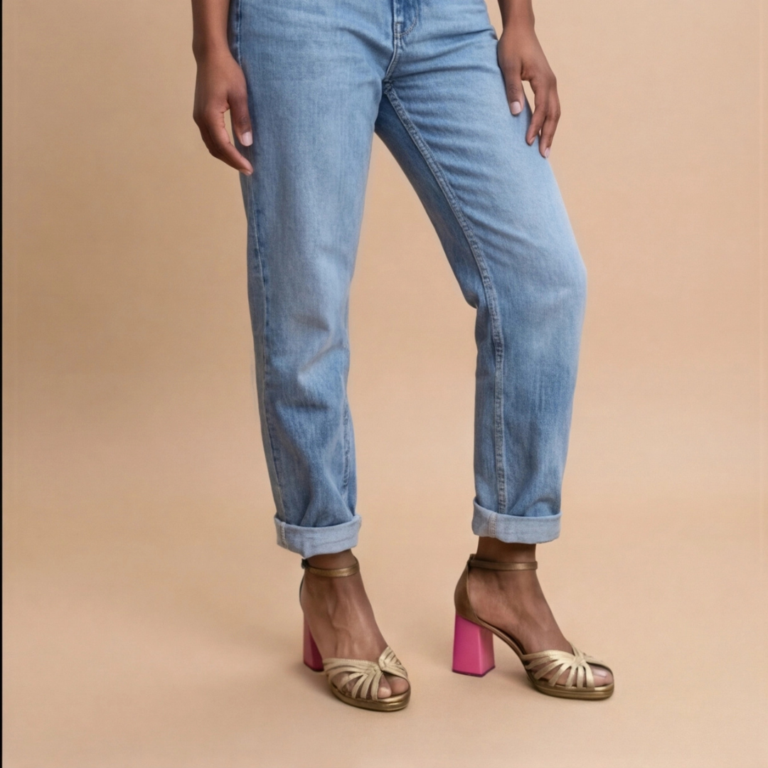 Sommerfeld™ | Gold Block Heel