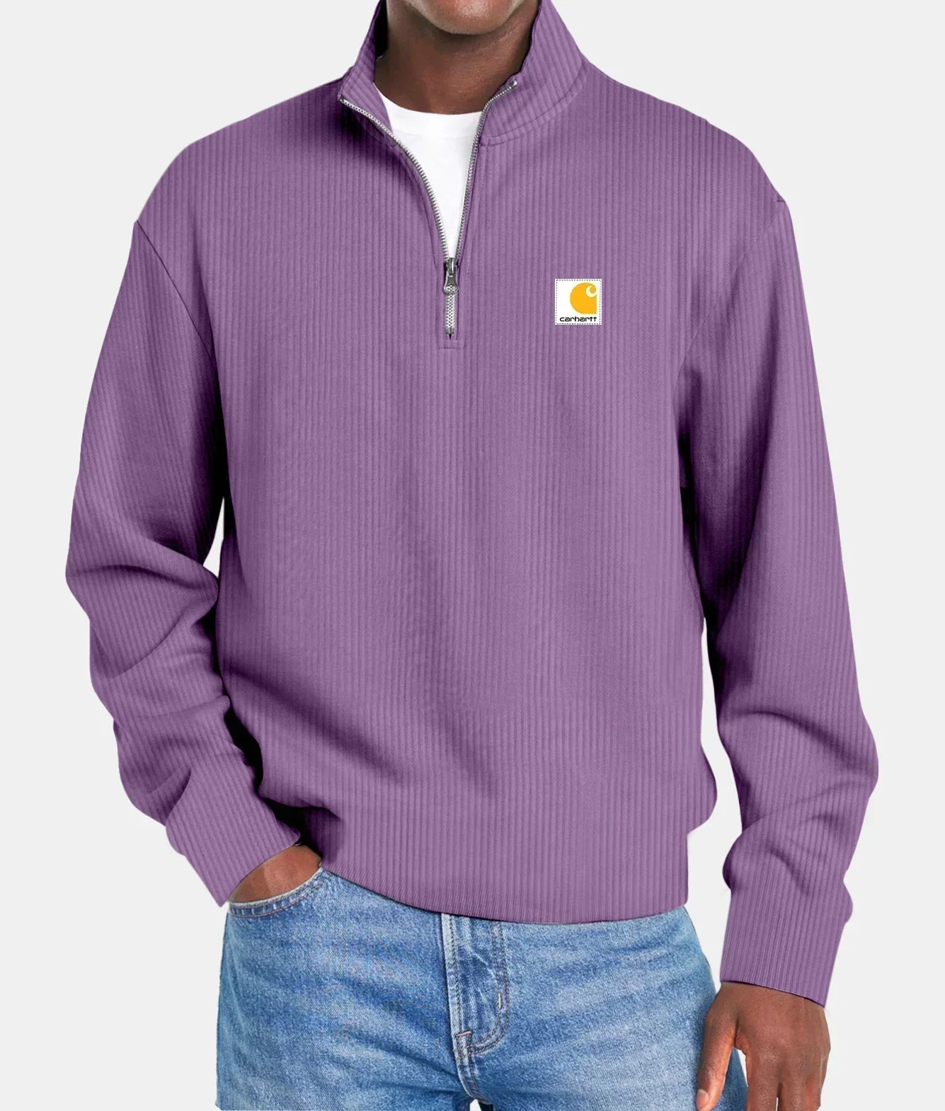 Rentos Langärmlige Casual-Jacke mit Reißverschluss