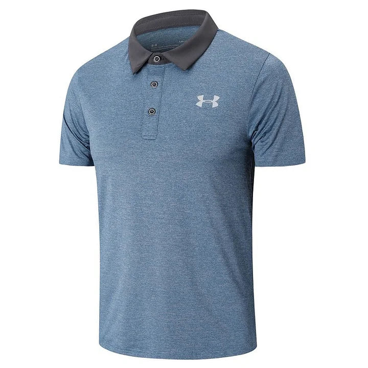 Moisture-Wicking Stretch Golf Polo Shirt