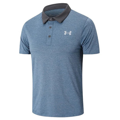 Moisture-Wicking Stretch Golf Polo Shirt
