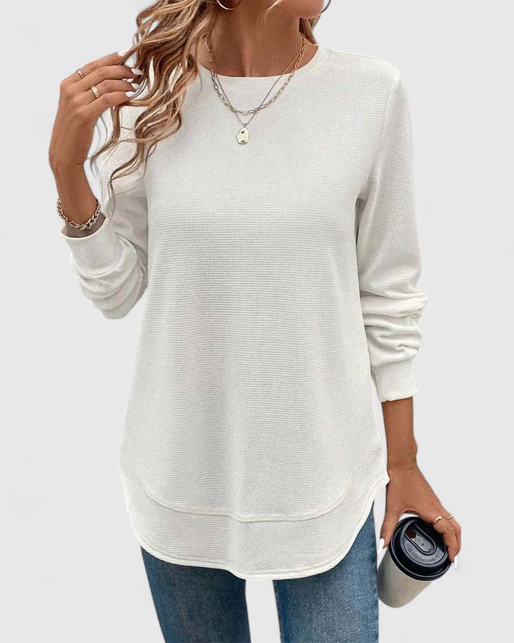 Arvenne | Elegantes Top mit seitlichem Schlitz