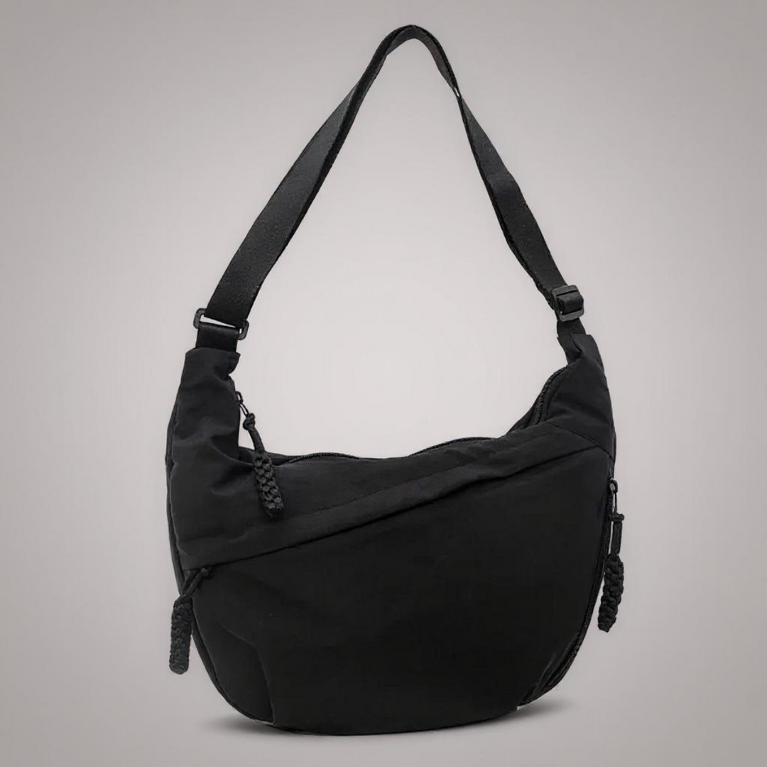 Savenora | Schwarze Schultertasche