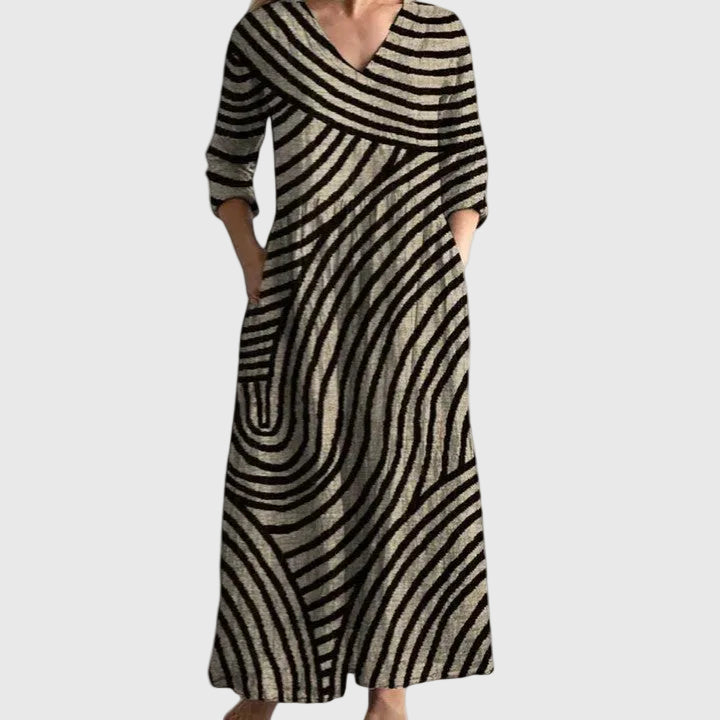 Jerica™ - Elegantes Fließendes Midi-Kleid