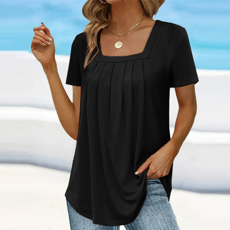 Nami | Elegante Bluse mit quadratischem Ausschnitt
