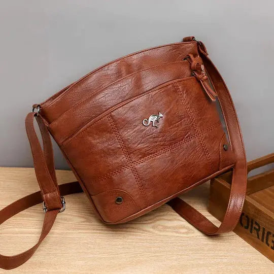 Alina | Leder Schultertasche