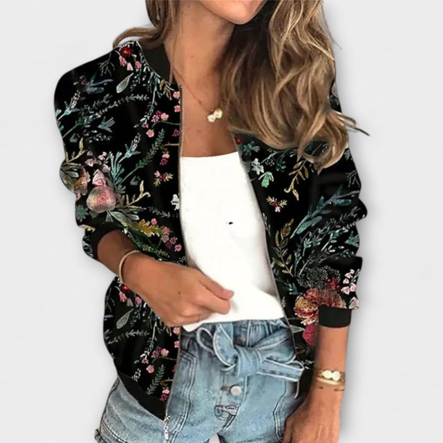 Sommerfeld™ | Aurora – Bedruckte Zip-Jacke