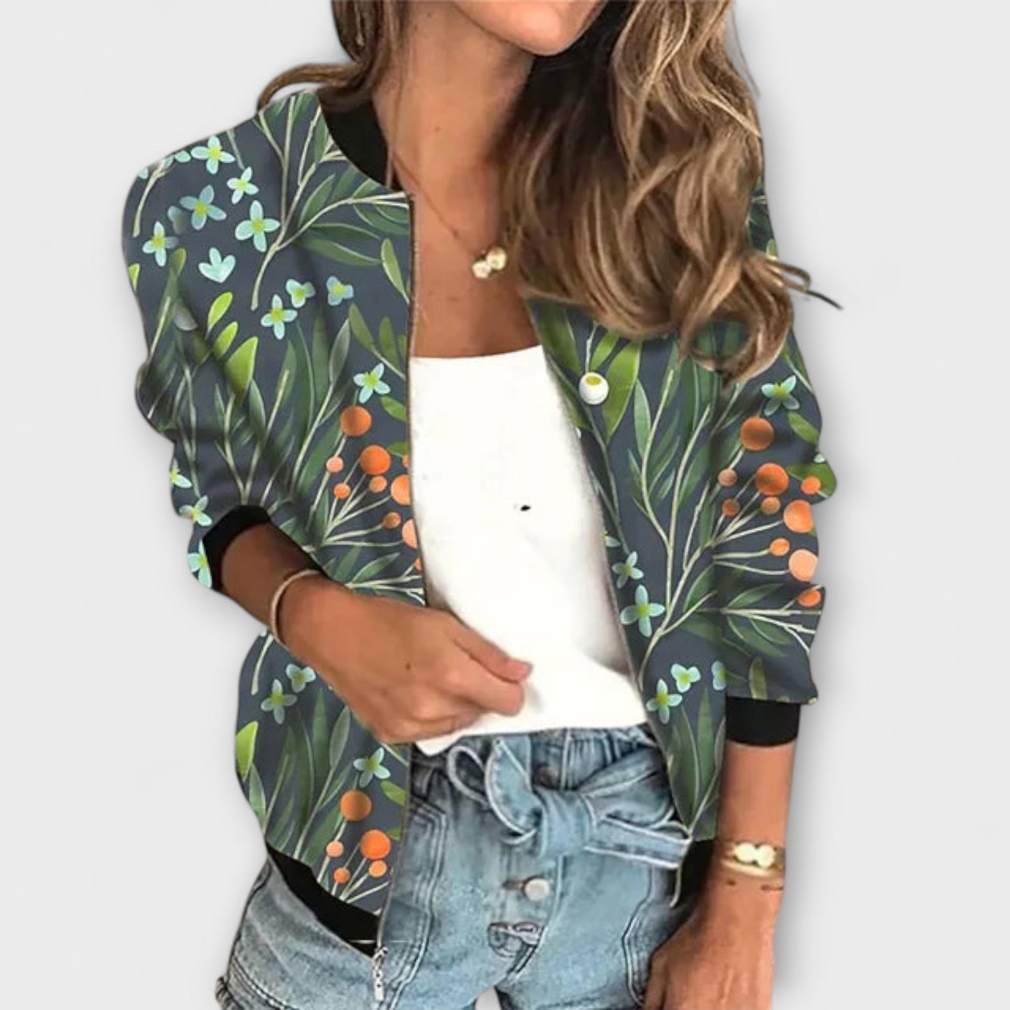 Sommerfeld™ | Aurora – Bedruckte Zip-Jacke