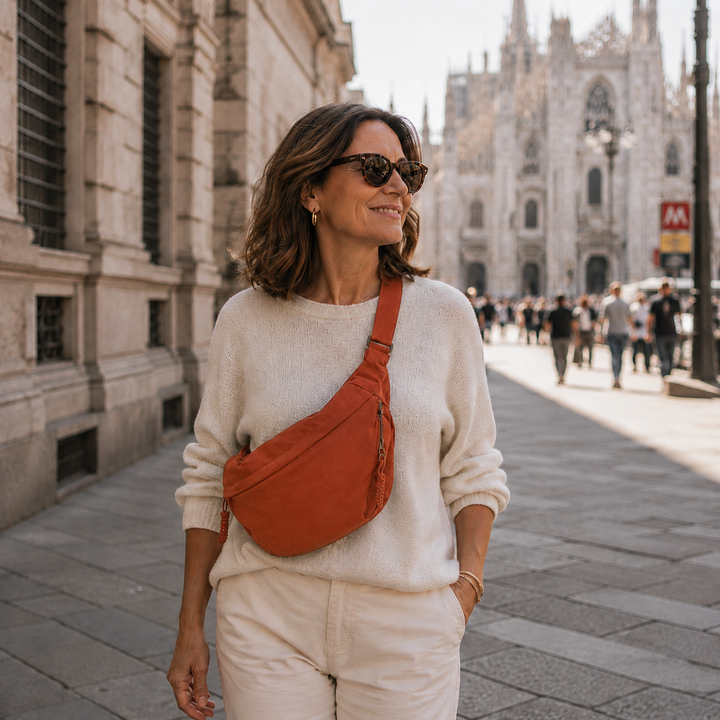 Savenora | Orange Crossbody Bag