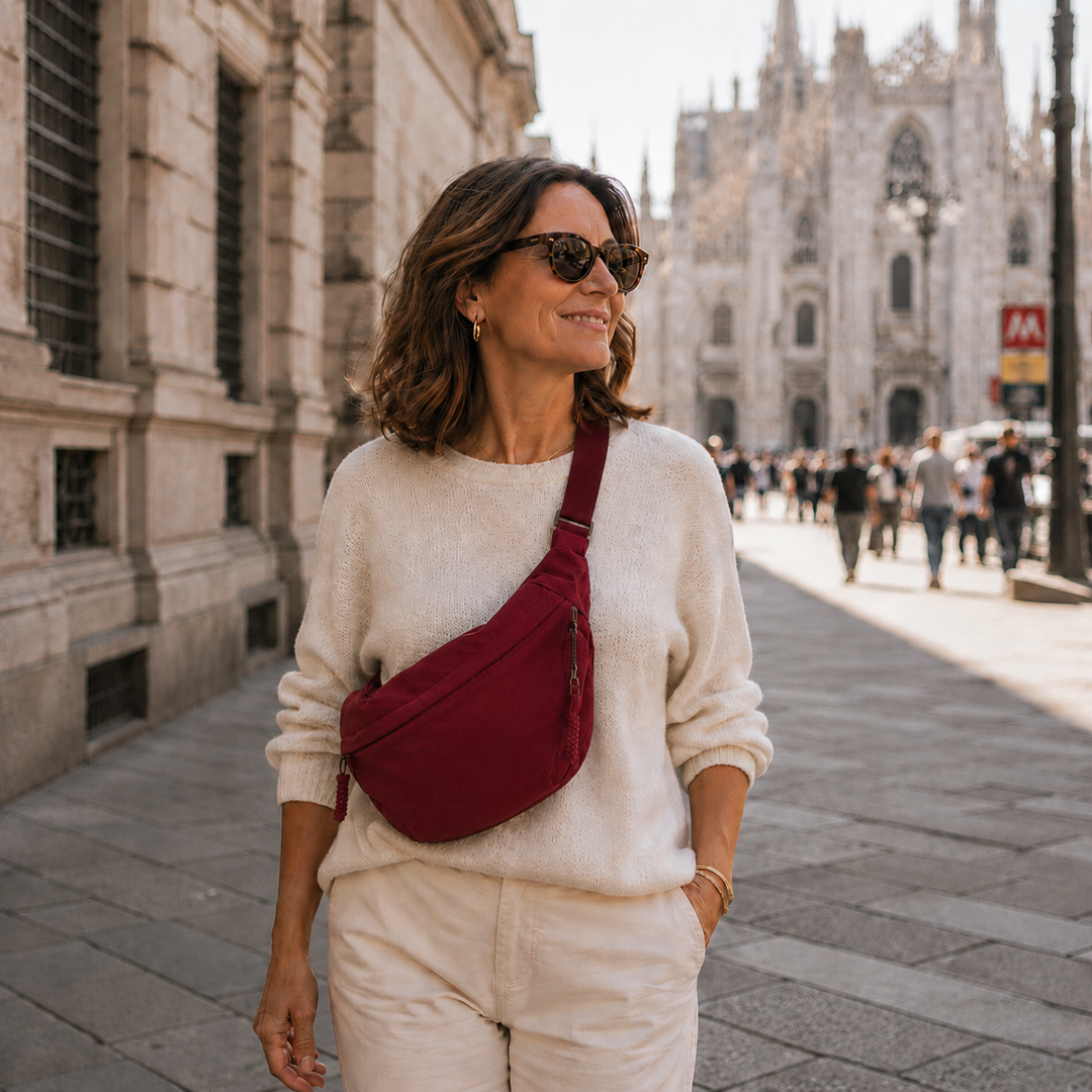 Savenora | Bordeaux Crossbody Bag