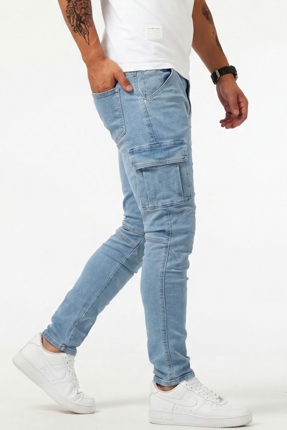 Sommerfeld | Herren Elastische Cargo Jeans (Kaufe 1, Erhalte 1 GRATIS)