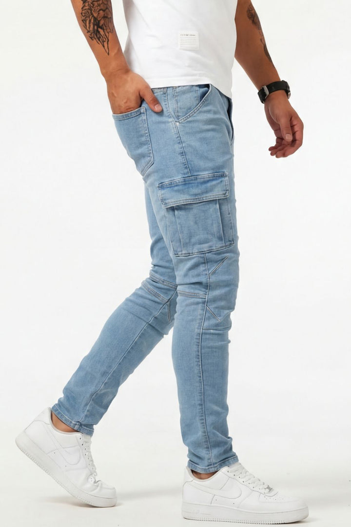 Sommerfeld | Herren Elastische Cargo Jeans (Kaufe 1, Erhalte 1 GRATIS)
