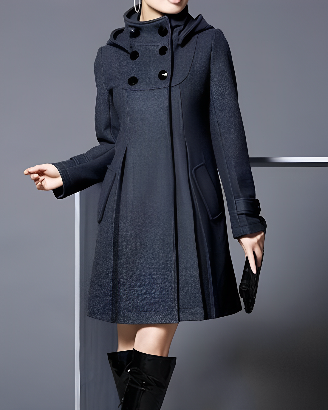 Sommerfeld™ | Eleganter Damenmantel mit Knopfdetails
