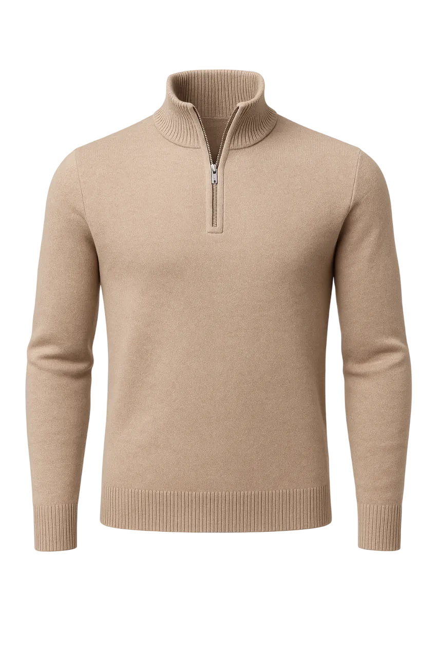 Sommerfeld™ | Windsor Herrenpullover mit Halbzipper