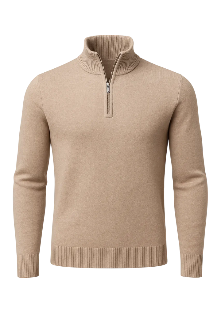 Sommerfeld™ | Windsor Herrenpullover mit Halbzipper