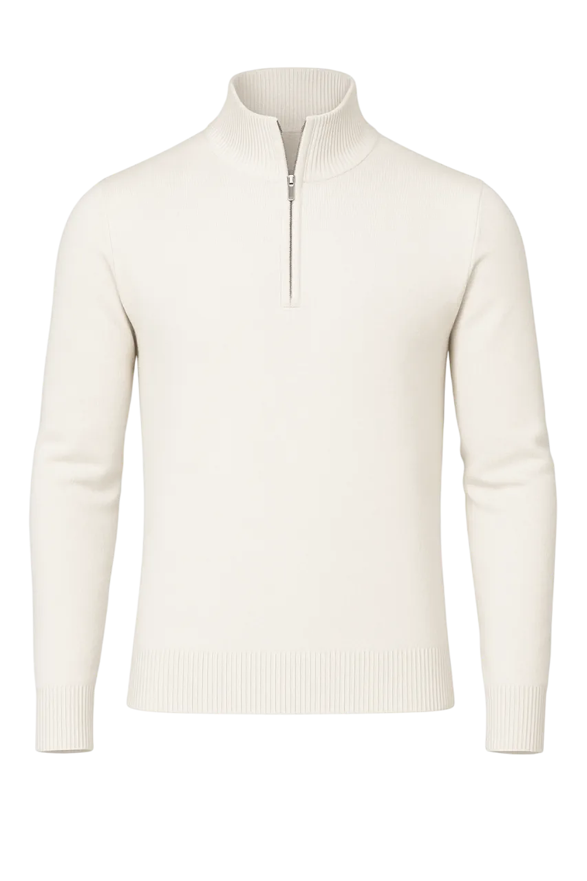 Sommerfeld™ | Windsor Herrenpullover mit Halbzipper