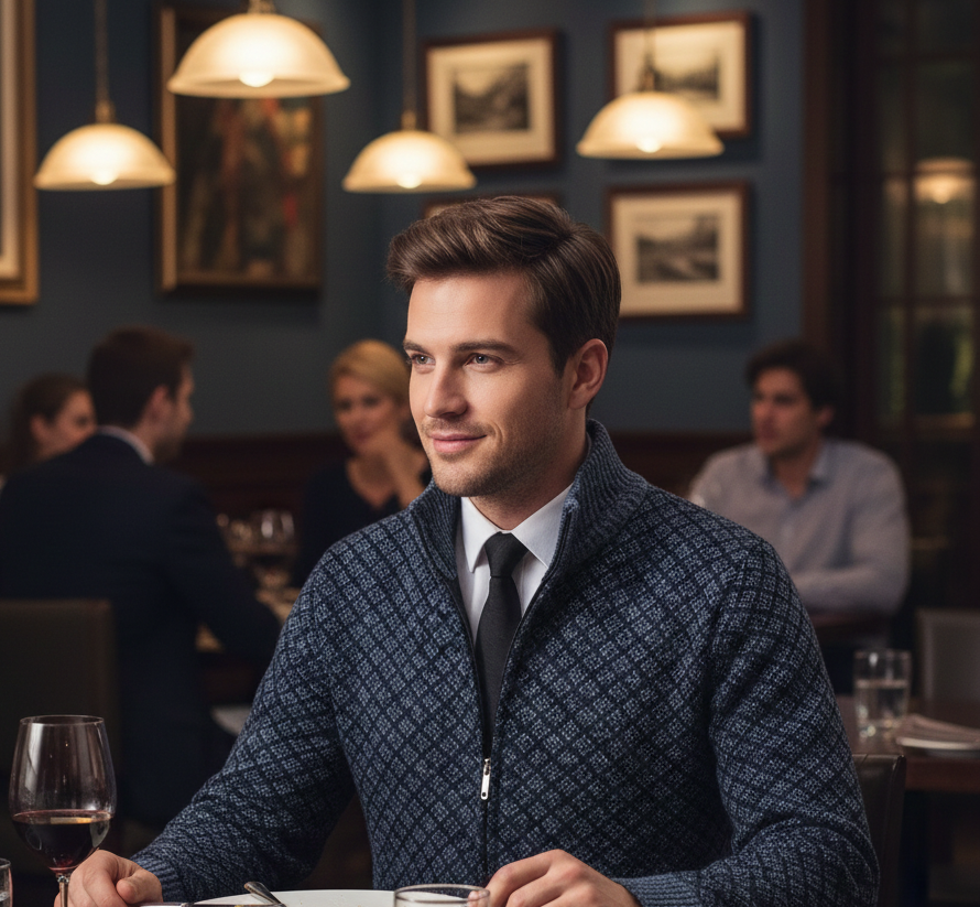 Sommerfeld | Elegante Casual Strickjacke mit Reißverschluss
