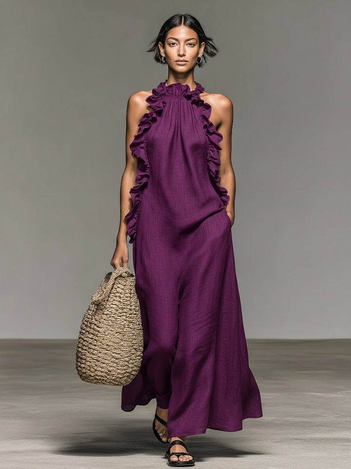 Savenora| Elegantes Maxi-Kleid mit Taschen