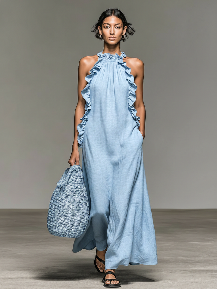 Savenora| Elegantes Maxi-Kleid mit Taschen