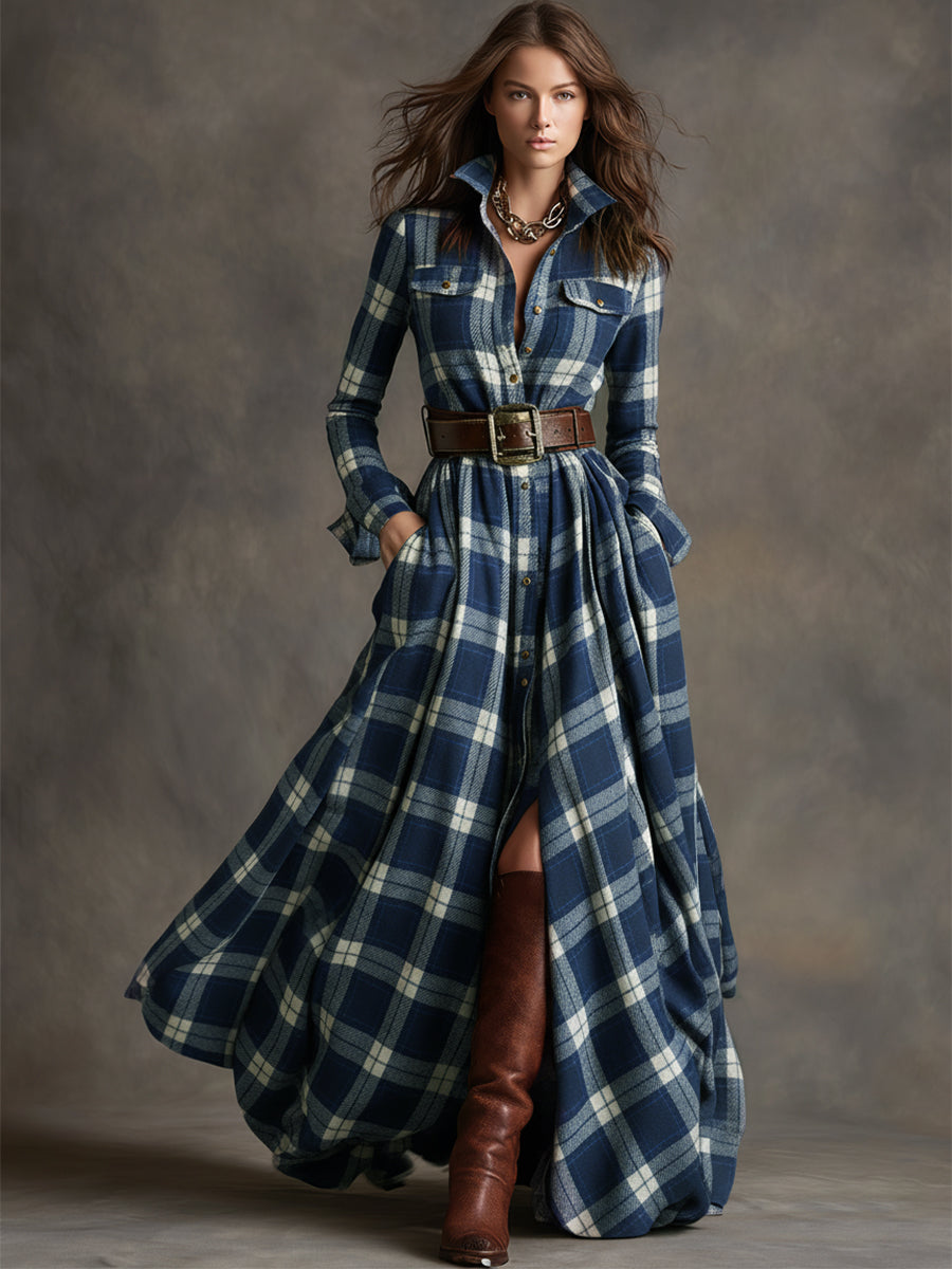 Emilia | Hemdblusenkleid mit Taillengürtel