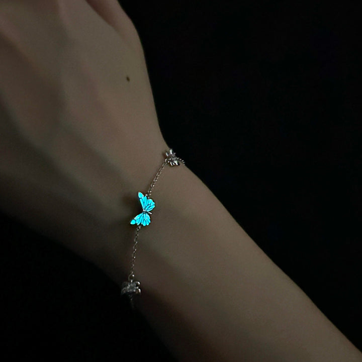 Sommerfeld | Strahlendes Blaues Schmetterlingsarmband