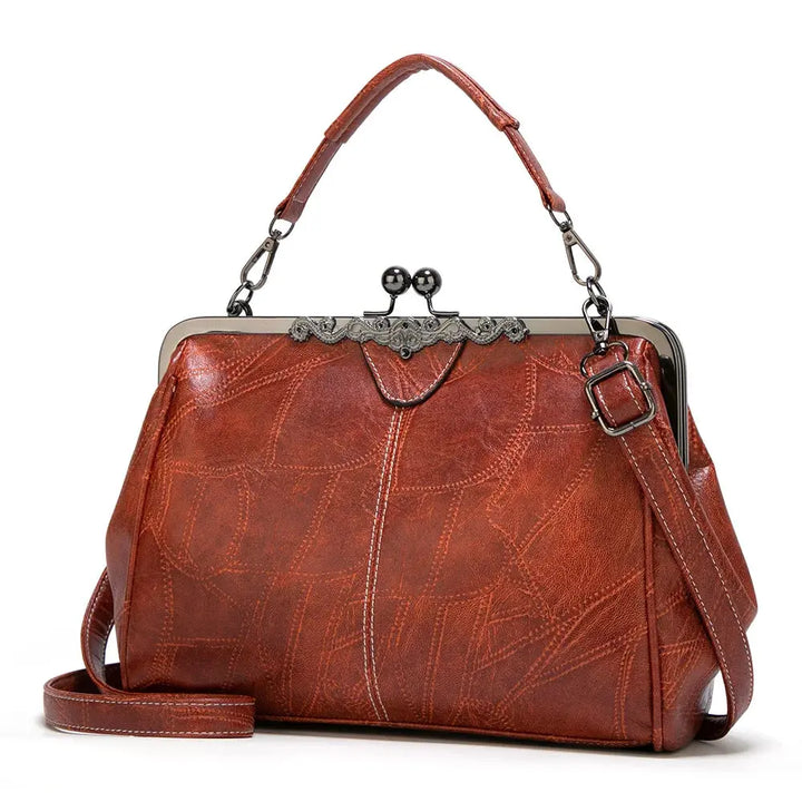 Anki | Klassische Ledertasche im Vintage-Stil