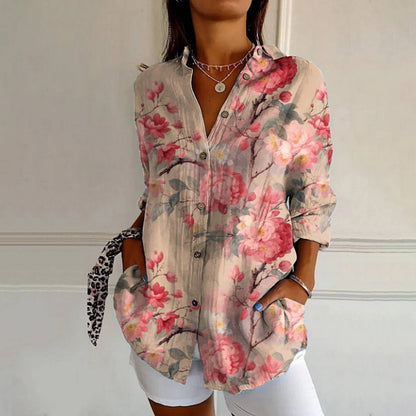 Mayla | Retro Floral Blouse