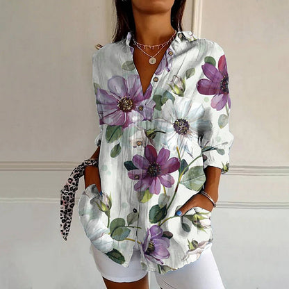 Mayla | Retro Floral Blouse