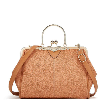 Retro Kuss-Schloss Handbag