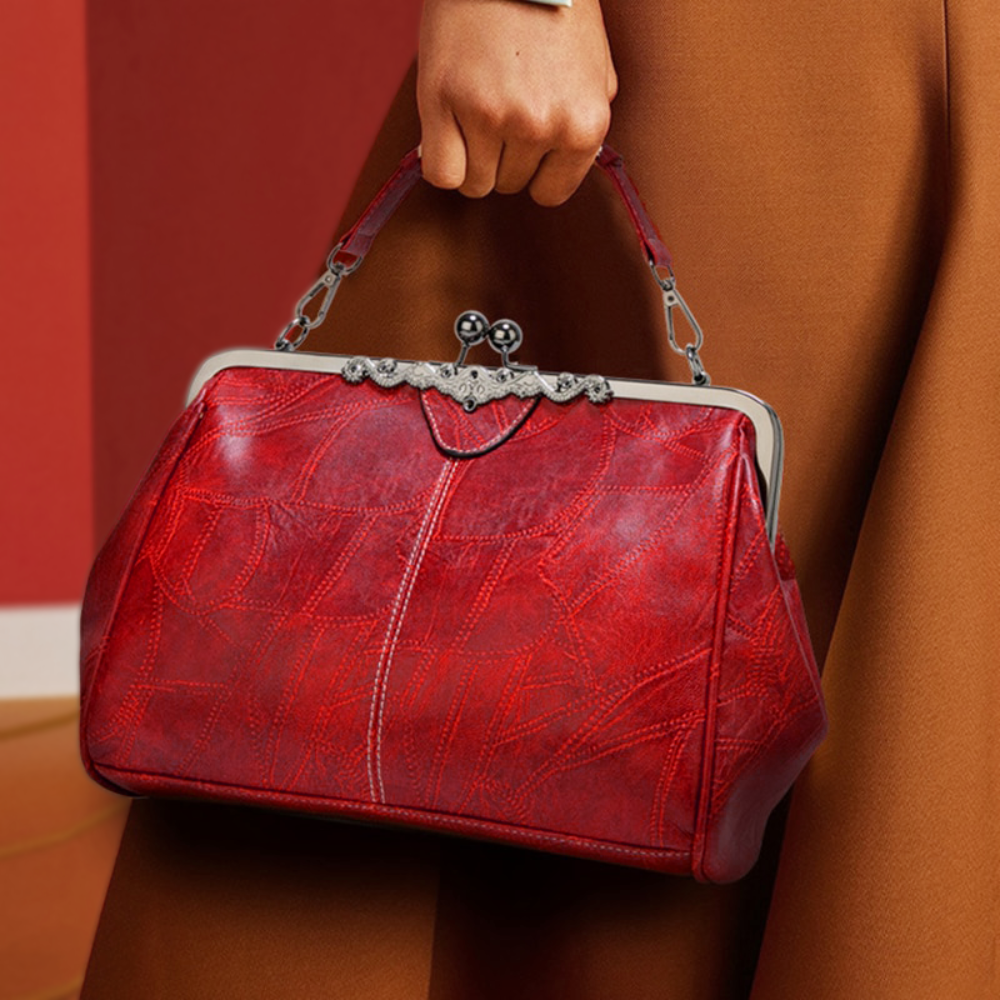 Retro Kuss-Schloss Handbag