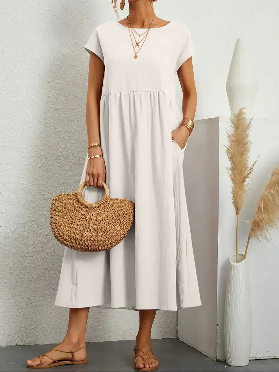 Anna™ – Elegantes und Bequemes Midikleid