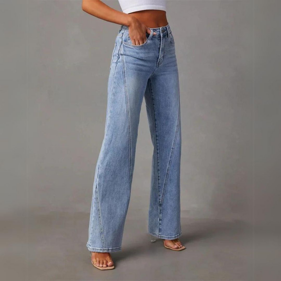 Sommerfeld | Hochtaillierte Weite Jeans