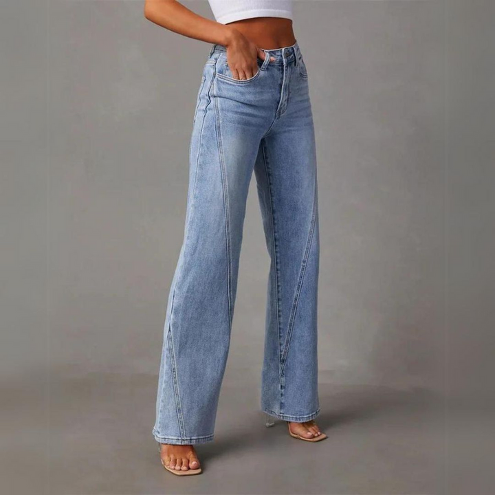 Sommerfeld | Hochtaillierte Weite Jeans