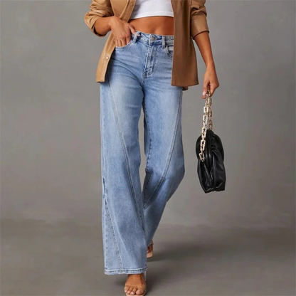 Sommerfeld | Hochtaillierte Weite Jeans