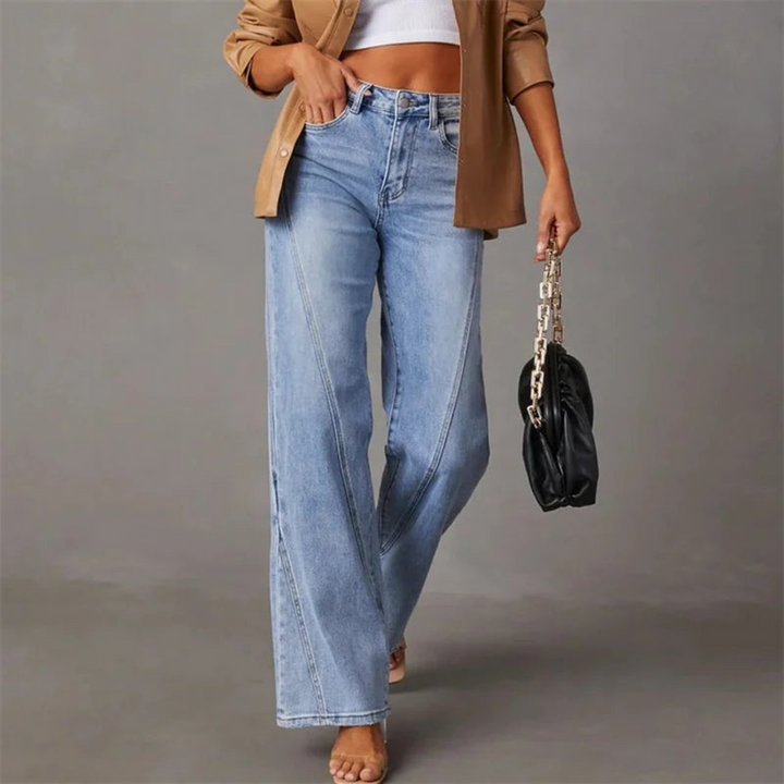Sommerfeld | Hochtaillierte Weite Jeans