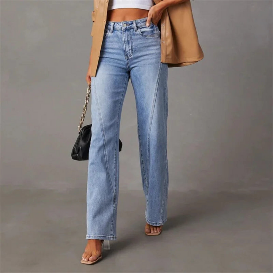 Sommerfeld | Hochtaillierte Weite Jeans